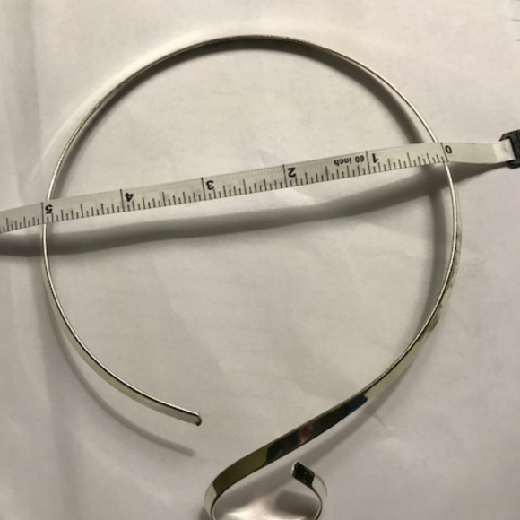 S Curve Choker Collar for Pendants New - Picture 3 of 4